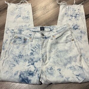 GAP High Rise Women Jeans - Blue Tie-Dye